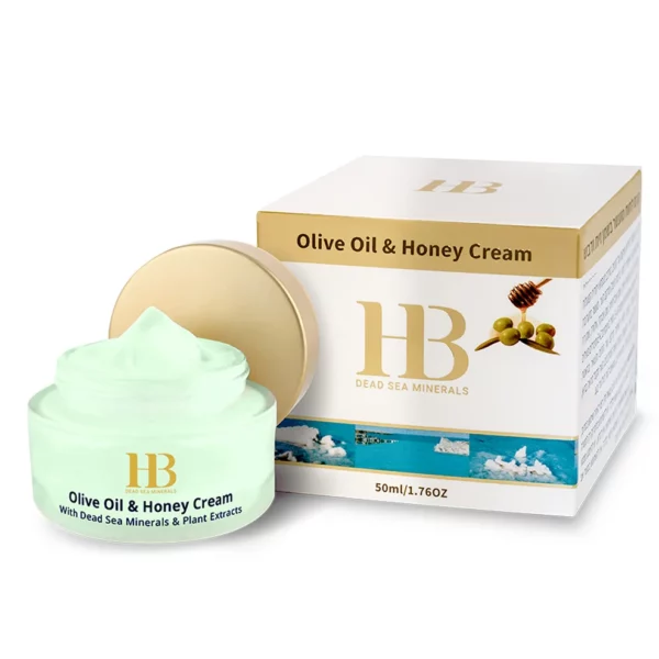 Crème de jour à l'huile d'olive et au miel