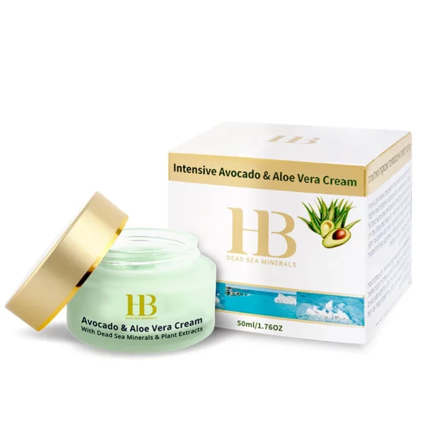 Crème visage avocat & aloe vera 24H