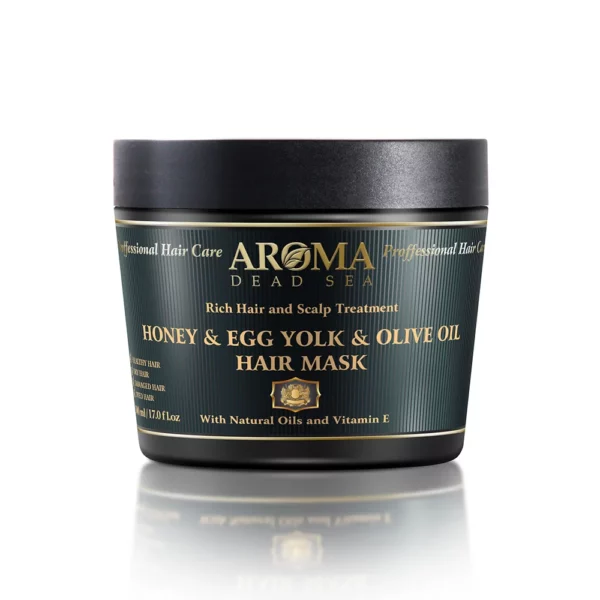Masque capillaire au miel, jaune d'œuf & huile d'olive-
