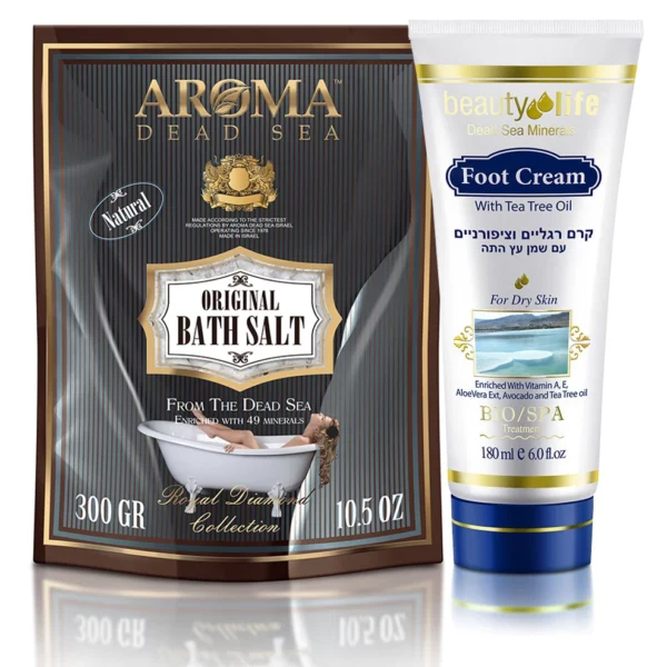 Duo Soin des Pieds – Sel de la Mer Morte & Crème Nourrissante – Image 3