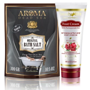 Sel la mer Morte + crème pour les pieds