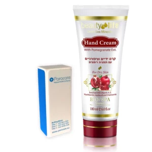 crème pour les mains à la grenade + Block polier